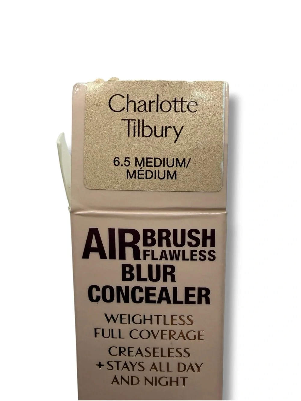 Charlotte Tilbury AIRbrush Flawless Blur Concealer 6.5 Medium NEW Open Box